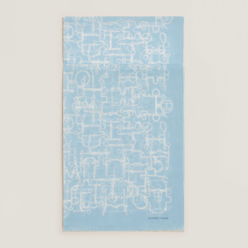 Collection Equestre scarf - Blue | Hermès USA